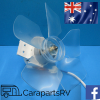 RANGER BRAND REPLACEMENT CARAVAN 12V FAN AND MOTOR KIT, ASSEMBLED AND PRE-WIRED.