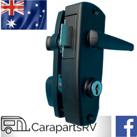 CARAVAN DOOR LOCK. FOR PANORAMA MKII . SUITS MANY JAYCO & VISCOUNT CARAVANS.