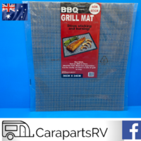 BBQ NON STICK GRILL MAT. CARAVAN, CAMPING, MARINE, HOME USE. 