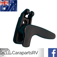 R/H RANGER CLASSIC WINDOW HANDLE WITH STRUT ATTACHMENT POINT.
