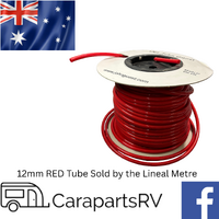 John Guest Speedfit 12mm RED RV Plumbing Tube. Sold by the Metre @ $4.00 per m.