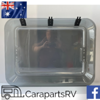 RANGER BRAND CARAVAN HATCH REPLACEMENT LID IN CLASSIC STYLE. SIZE 700 mm X 500 mm.