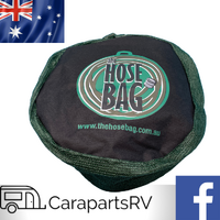 SMALL CARAVAN HOSE STORAGE BAG. HOLDS UP TO 10m OF MAINS PRESSURE HOSE.