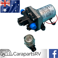 SHURFLO 12V CARAVAN, RV & MARINE AUTOMATIC  WATER PRESSURE PUMP & FILTER