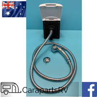 EXTERNAL HOT/COLD SHOWER KIT WITH FLEXIHOSE AND TRIGGER SHOWER HEAD