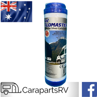 RV FLOWMASTER WATER FILTER CARTRIDGE. GRANULAR SILVER CARBON TYPE. 