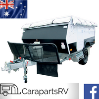 STONE SHIELD WITH RUBBER FLAPS. 2150mm X 500mm. SUITS CAMPER TRAILERS AND HYBRIDS