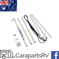 Tallboy Foldaway Antenna. Suits Camper Trailers and A-Van Campers. 