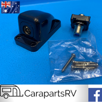 AREIAL / CES BLACK CARAVAN OUTDOOR TV POINT WITH F TYPE OPTION INCLUDED.
