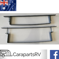 1 PAIR OF CARAVAN WATER TANK BRACKETS TO SUIT CAMEC 110 LITRE UNIVERSAL TANK