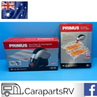 PRIMUS 12V RECHARGEABLE VACUUM SEALER AND 12 BAG PACK. FOR CARAVAN, BOAT OR CAMPING