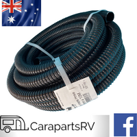 CARAVAN 25mm I.D. GREY WATER / SULLAGE HOSE X 10m. SMOOTH INTERNAL BORE.