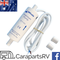 Whale: GP1392 - 12V In Line Pump - 12 LPM. Camec Part No. 005753