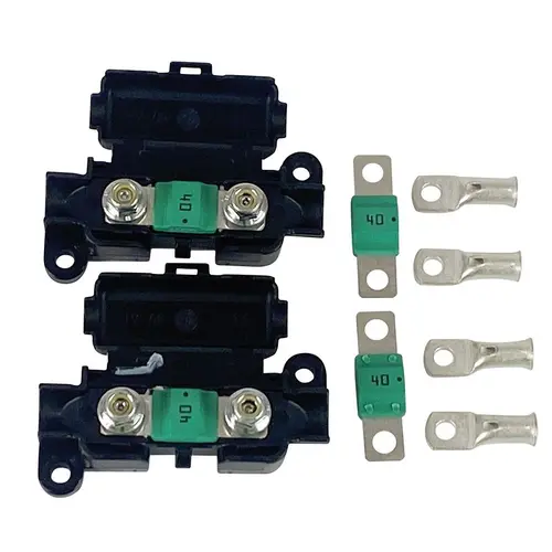 Fuse Kit 40A Includes 2 x MIDI Fuse Holders 4 x 40A Fuses And 4 x Cable Lugs
