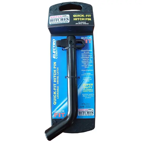 Mister Hitches Hitch Pin With Black Electro Coating (95Mm)