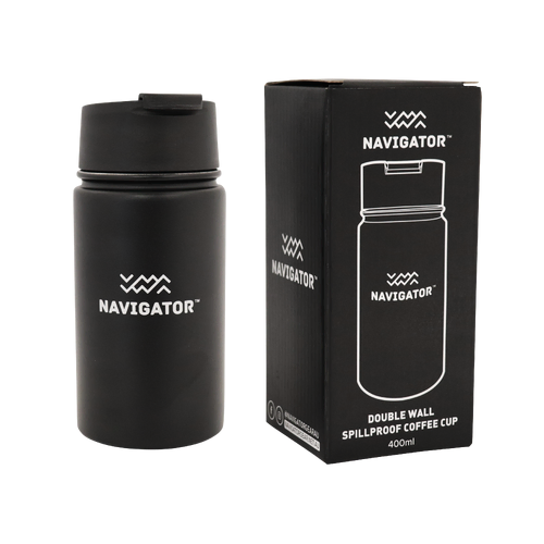 Navigator Double Wall Spillproof Coffee Cup